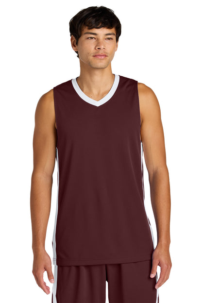 SanMar ST900_maroonwhite_model_front.jpg