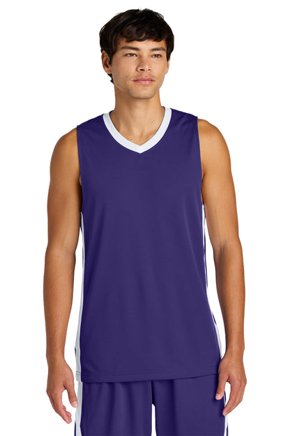 SanMar ST900_purplewhite_model_front.jpg