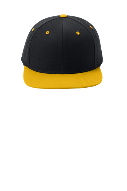 Sport-Tek YP Classics Flat Bill Snapback Cap. STC19