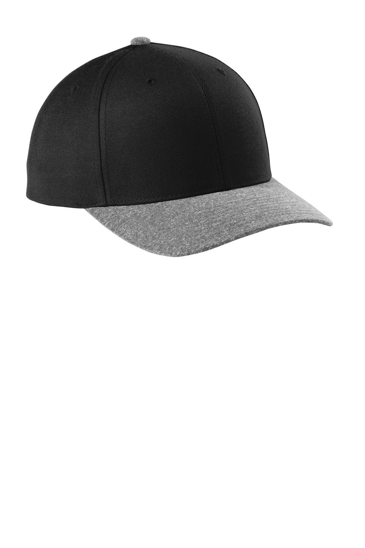 SanMar STC43_blackheathergrey_flat_front.jpg