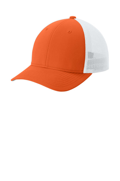 SanMar STC60_deeporangewhite_hat_left.jpg
