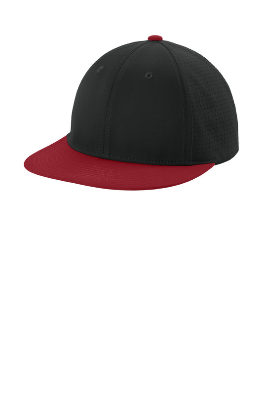 SanMar STC64_blackdeepredblack_hat_left.jpg