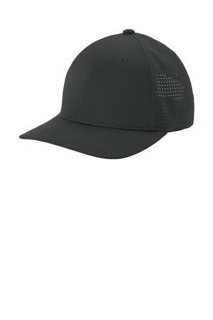 Black Sport-Tek Pro-Cut Adjustable Cap STC65
