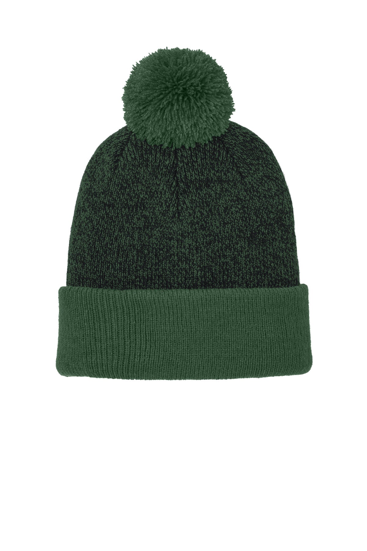 Sport-Tek Halftime Heather Pom Beanie STC68