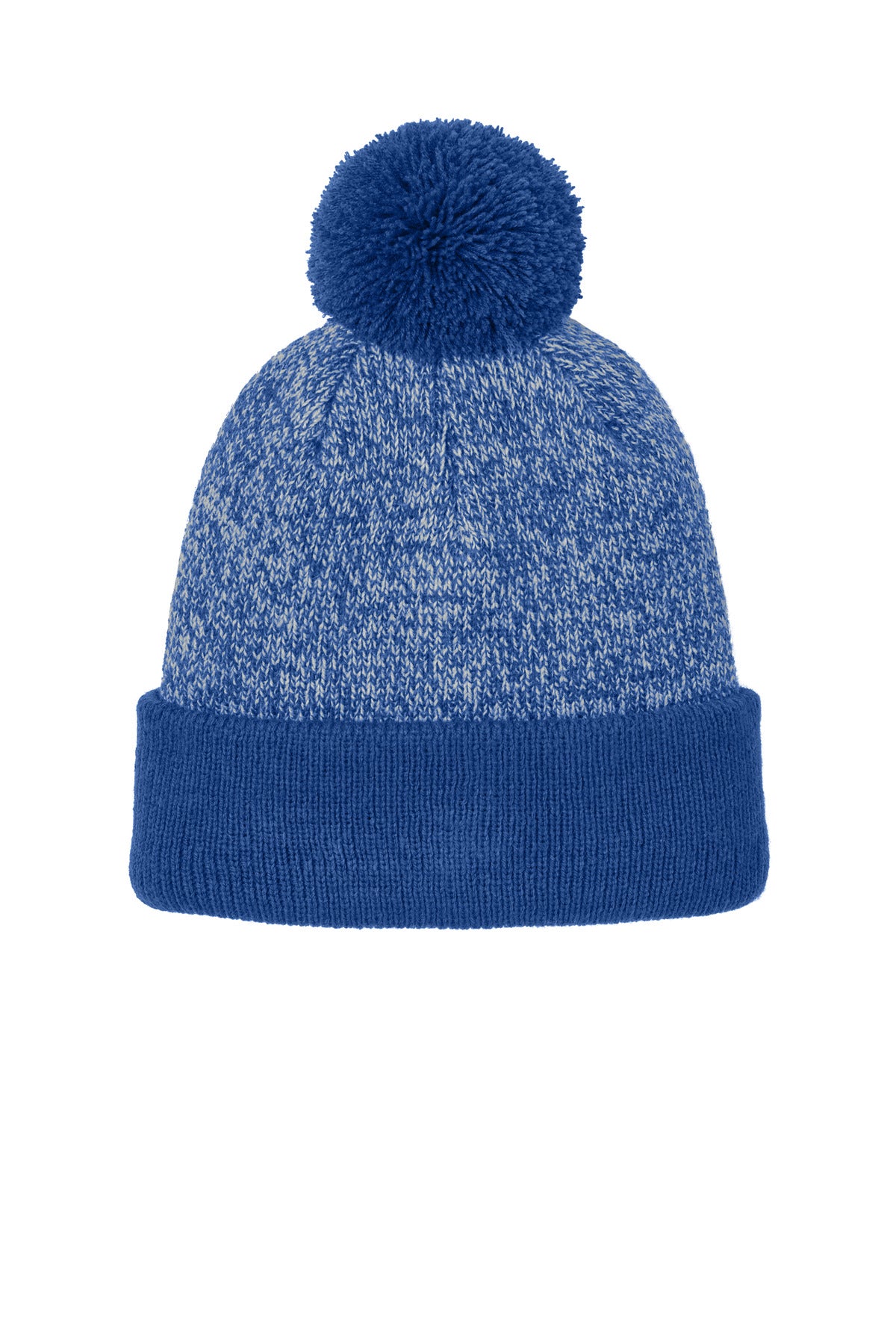 Sport-Tek Halftime Heather Pom Beanie STC68