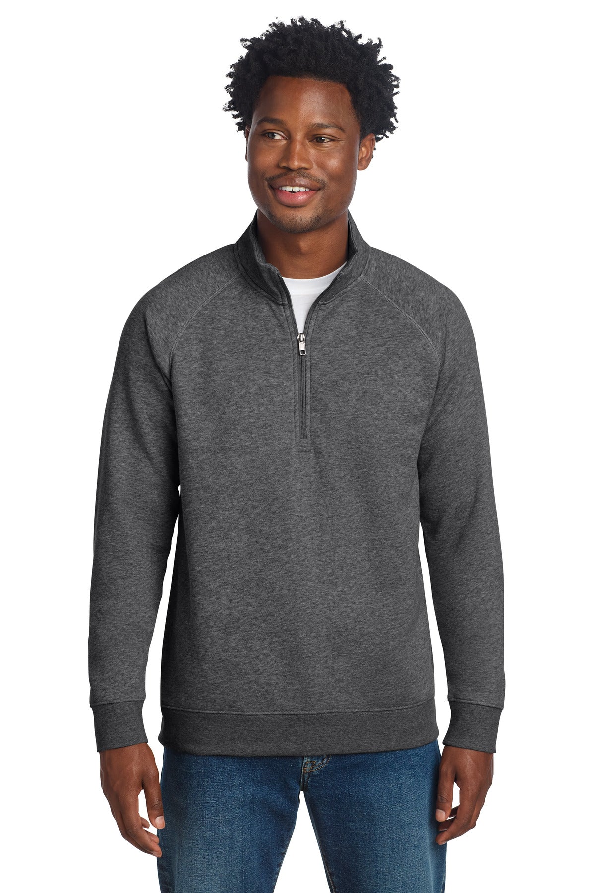 SanMar STF202_graphiteheather_model_front.jpg