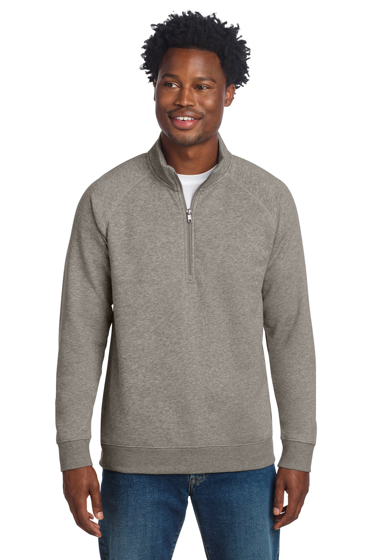 SanMar STF202_vintageheather_model_front.jpg