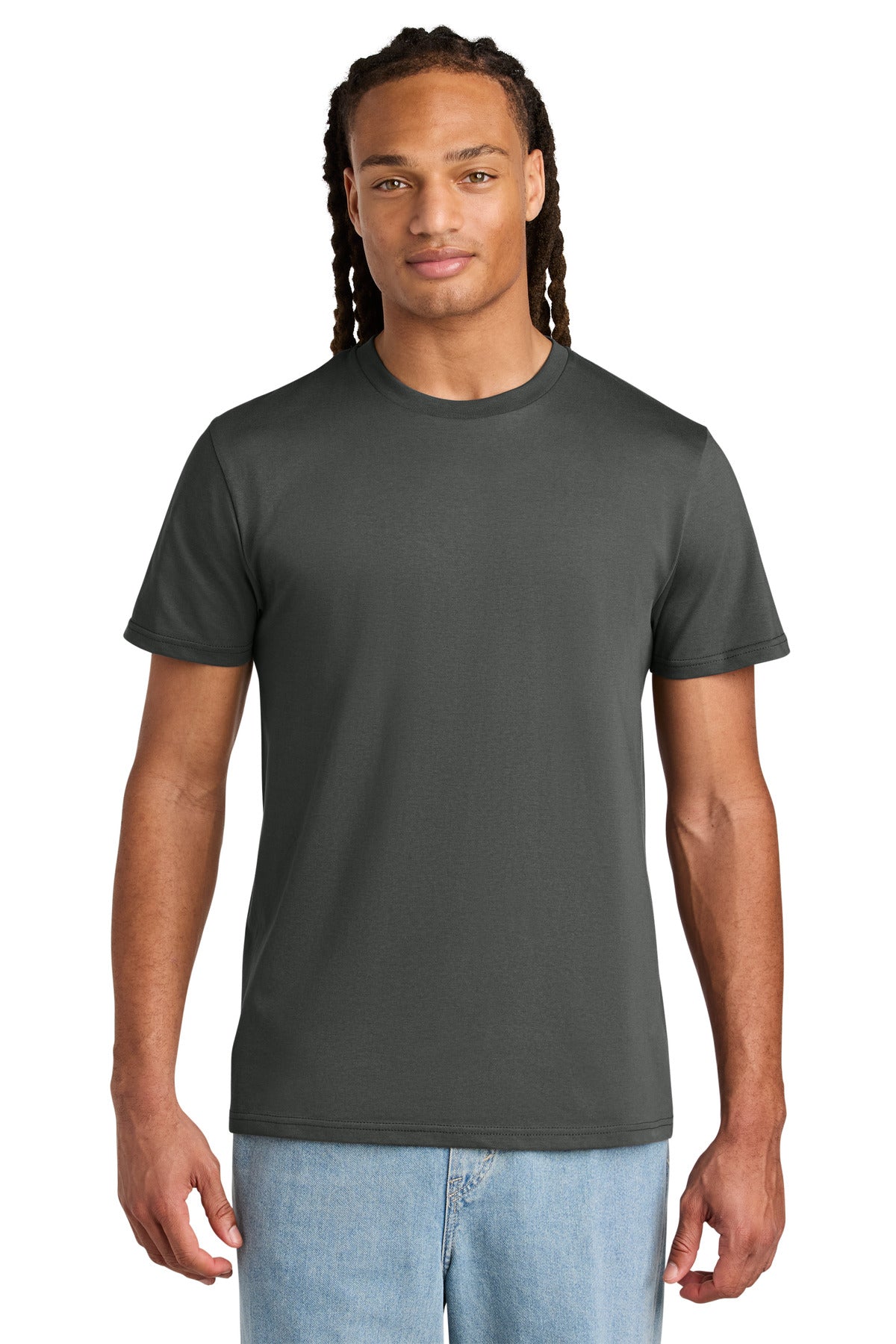 Front View of Anthracite Stanley/Stella Unisex Rocker Tee SXU016  - XL