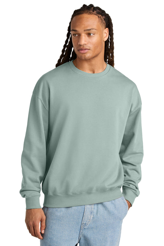 Front View of Aloe Stanley/Stella Unisex Ledger Dry Crewneck Sweatshirt SXU029  - 3XL