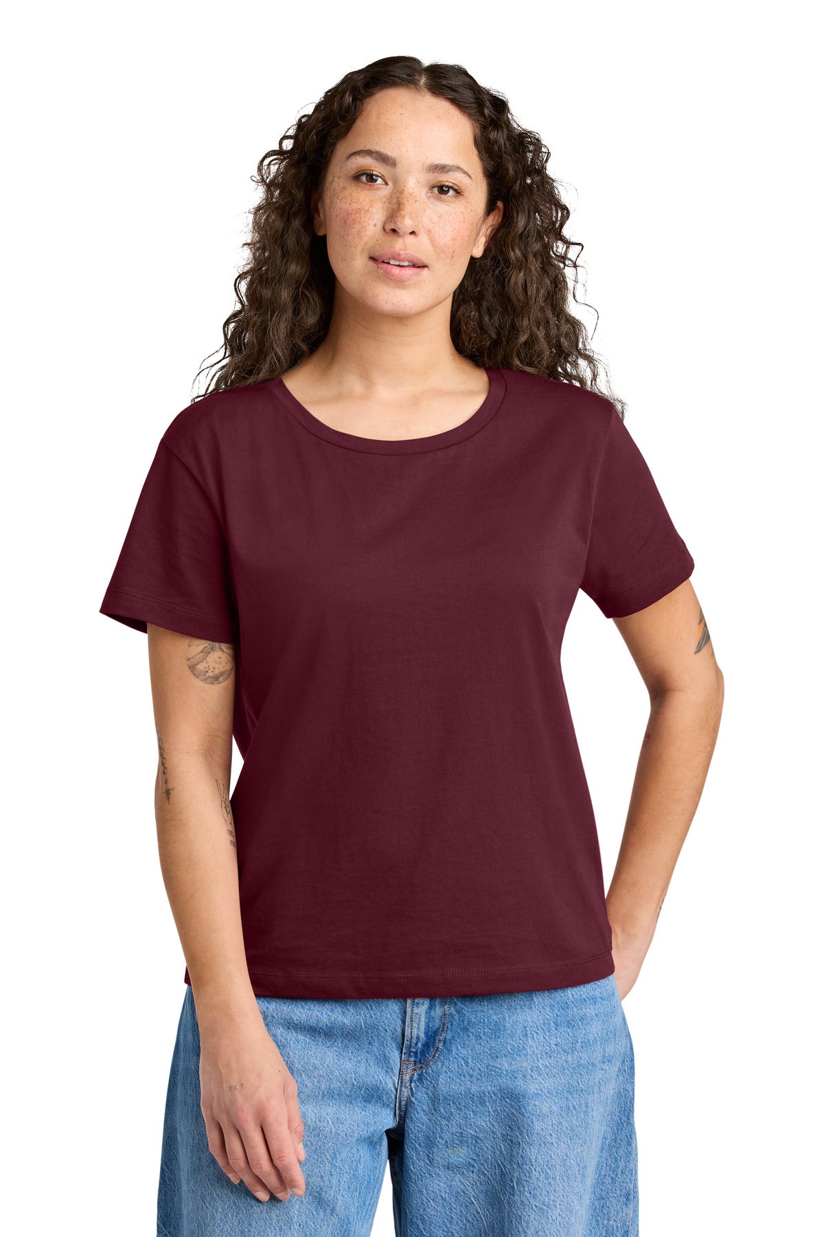 SanMar SXW008_burgundy_model_front.jpg