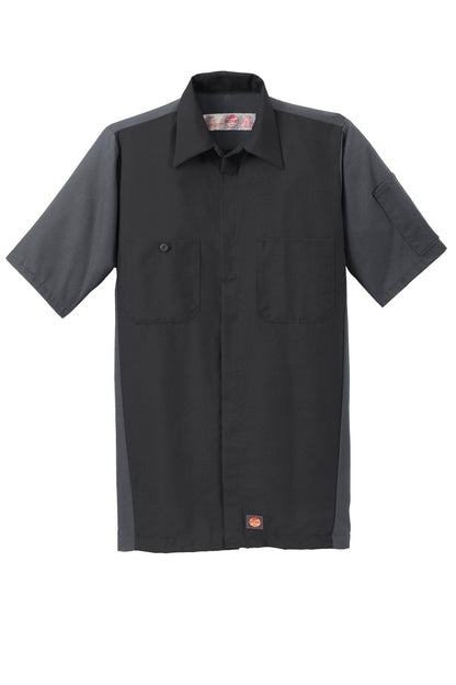 Red Kap Short Sleeve Ripstop Crew Shirt. SY20