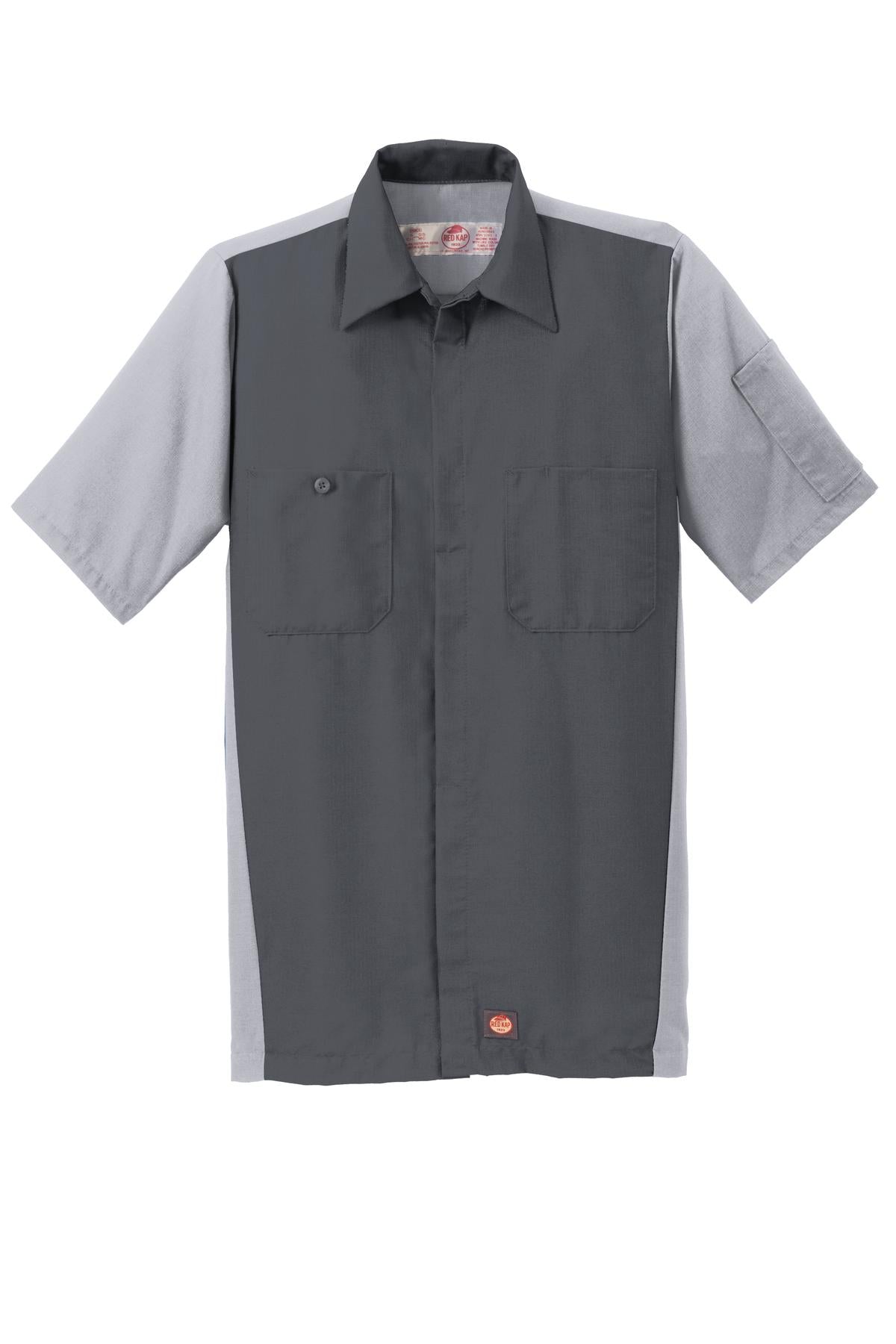 Red Kap Short Sleeve Ripstop Crew Shirt. SY20