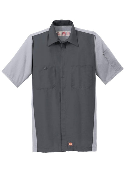 Red Kap Short Sleeve Ripstop Crew Shirt. SY20