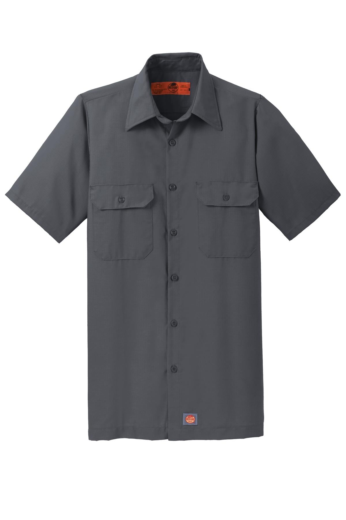 Red Kap Short Sleeve Solid Ripstop Shirt. SY60