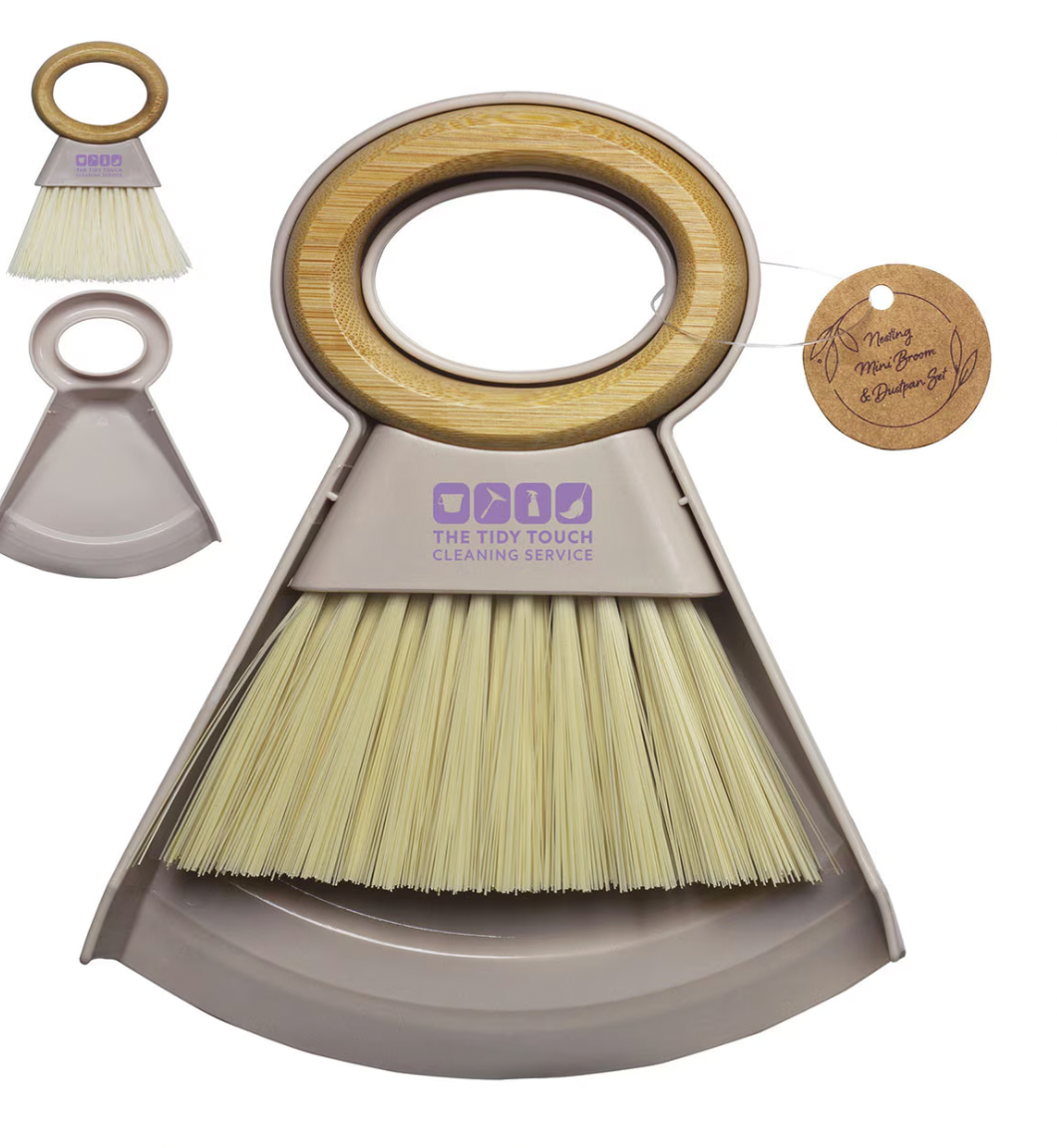 Nesting Mini Broom & Dustpan Set