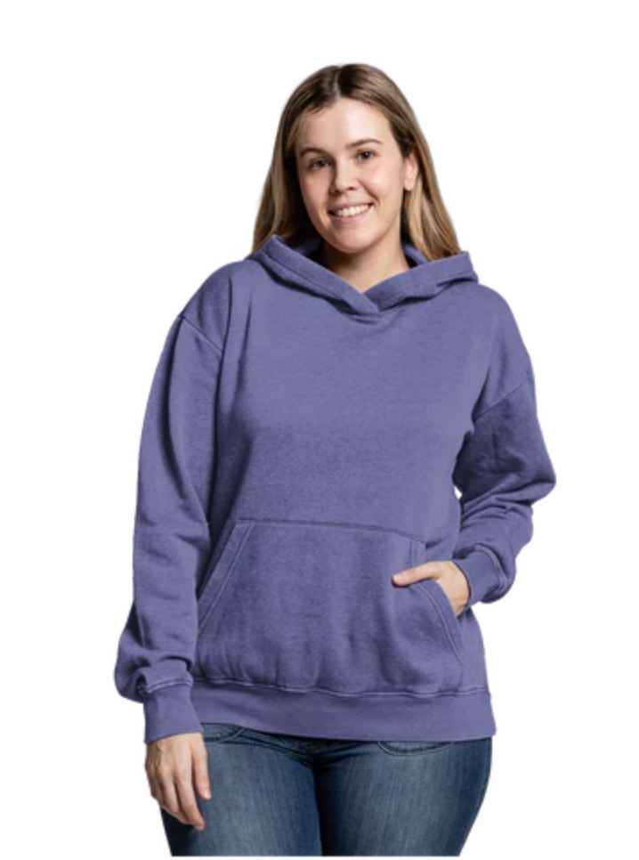 Womens Weathered Fleece Hoodie