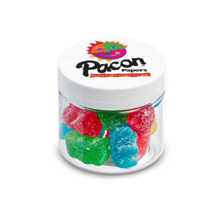 2 oz jar of sour Gummy Bears