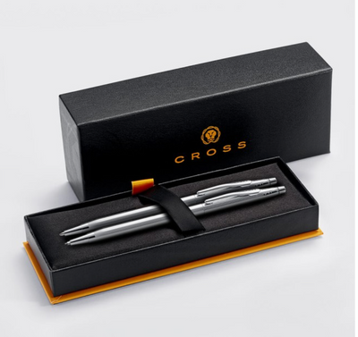Cross Classic Century® Lustrous Chrome Pen and Pencil Set
