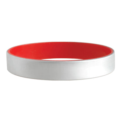 Silver Silicone Bracelets