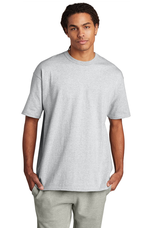 Front View of Ash Champion Heritage 7-Oz. Jersey Tee T105  - S