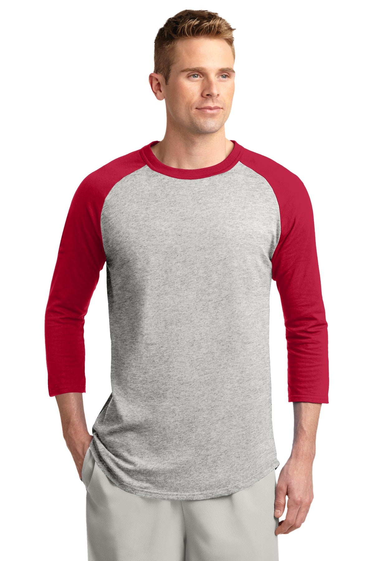 Sport-Tek Colorblock Raglan Jersey. T200