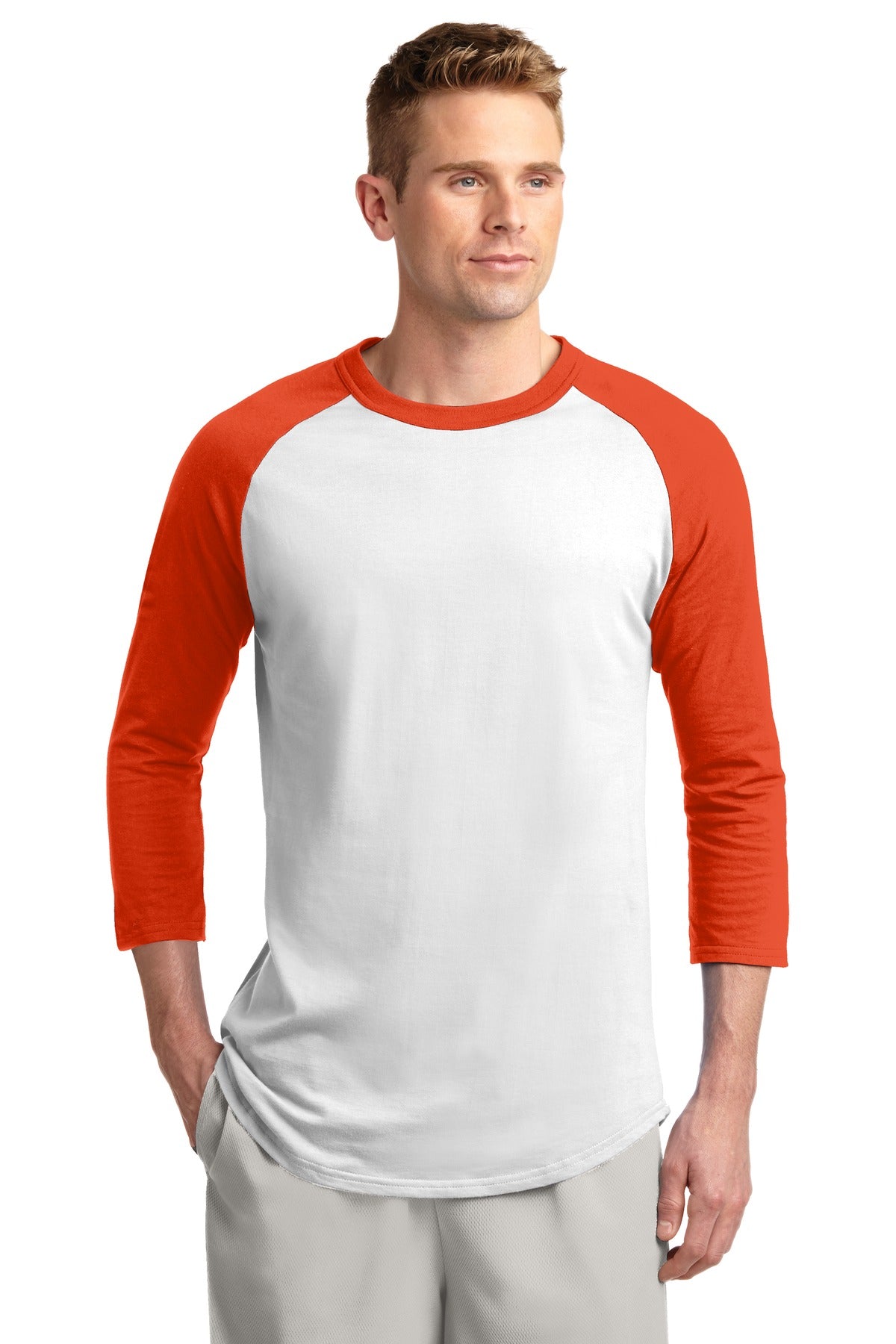 Sport-Tek Colorblock Raglan Jersey. T200