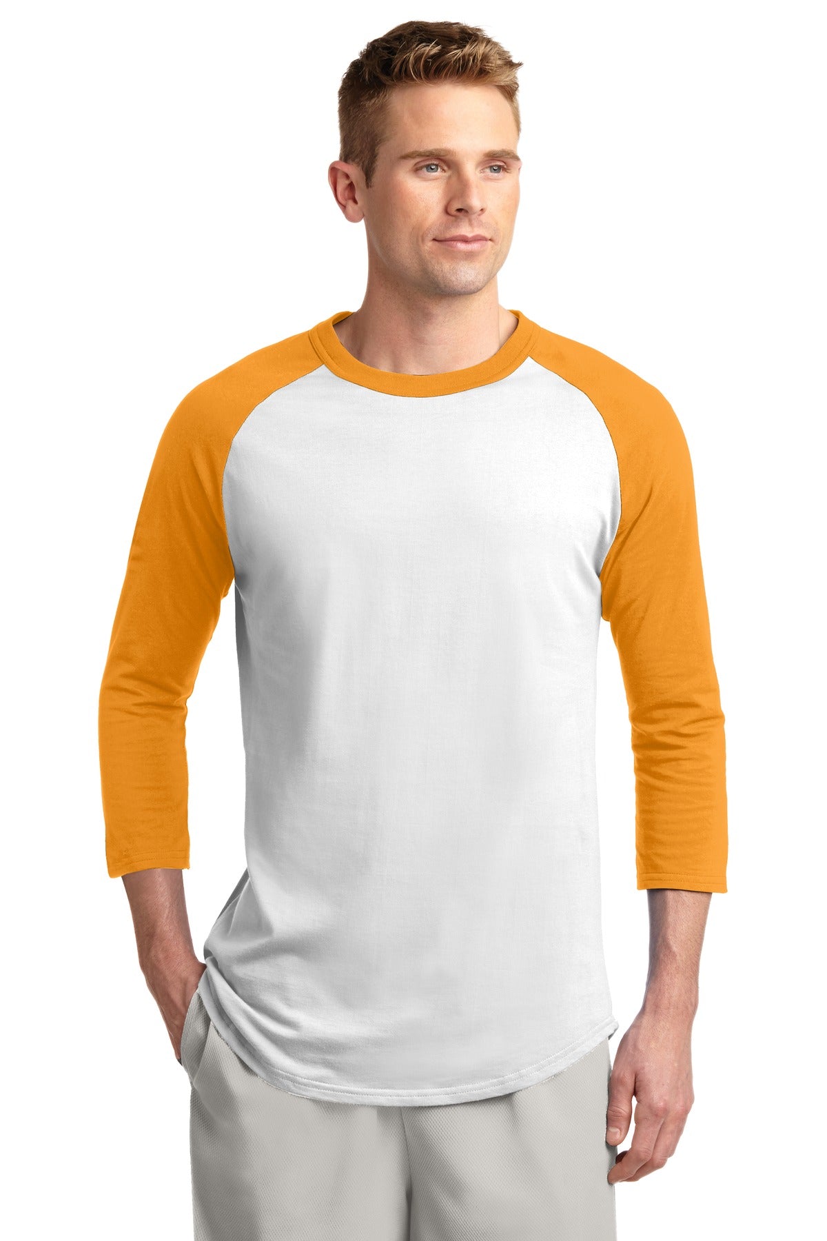 Sport-Tek Colorblock Raglan Jersey. T200
