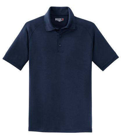 Sport-Tek Dry Zone Raglan Polo. T475
