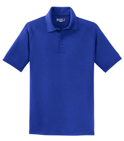 Sport-Tek Dry Zone Raglan Polo. T475