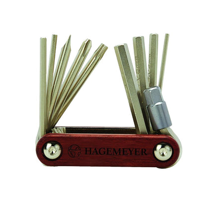 Bandelier 10-in-1 Folding Tool with Rosewood Handle