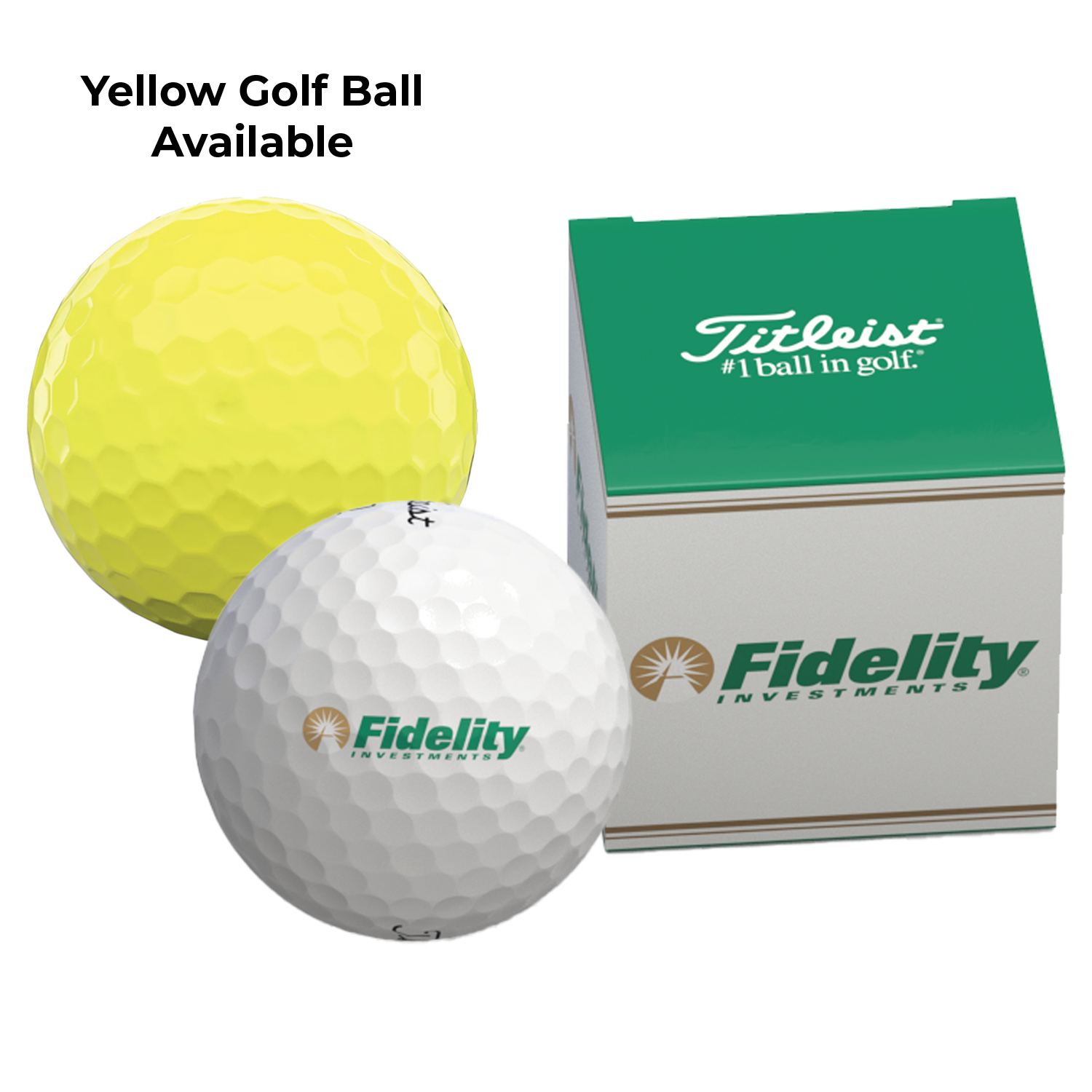 White Titleist Custom 1-Golf Ball Box