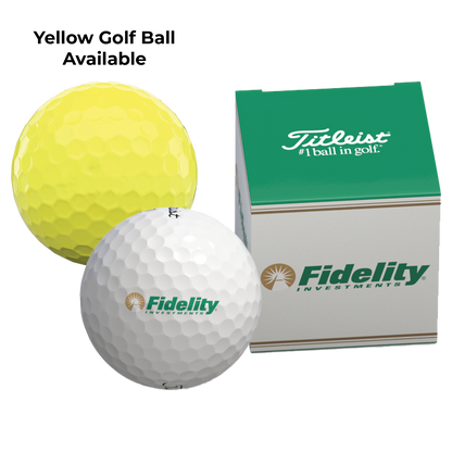 White Titleist Custom 1-Golf Ball Box