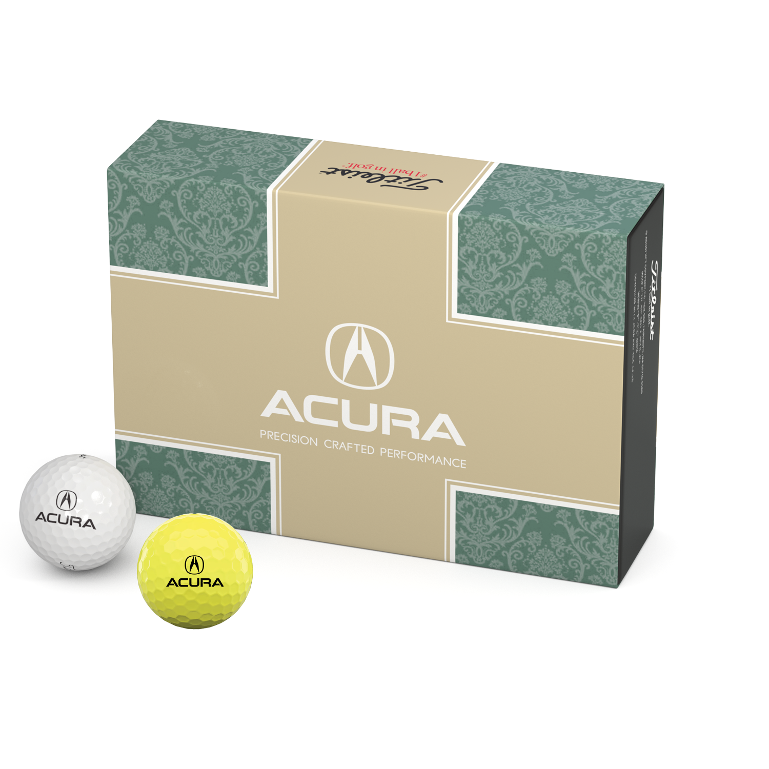 White Titleist Custom Dozen Wrap Golf Balls