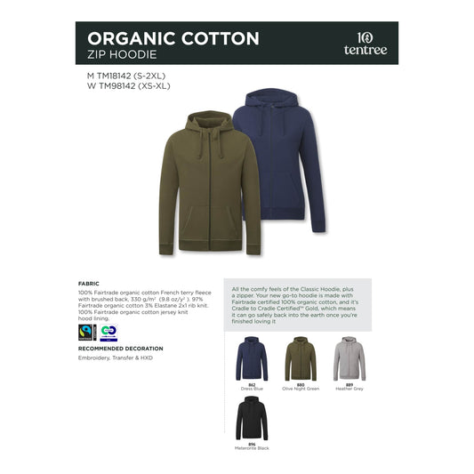 tentree Organic Cotton Zip Hoodie - Men's