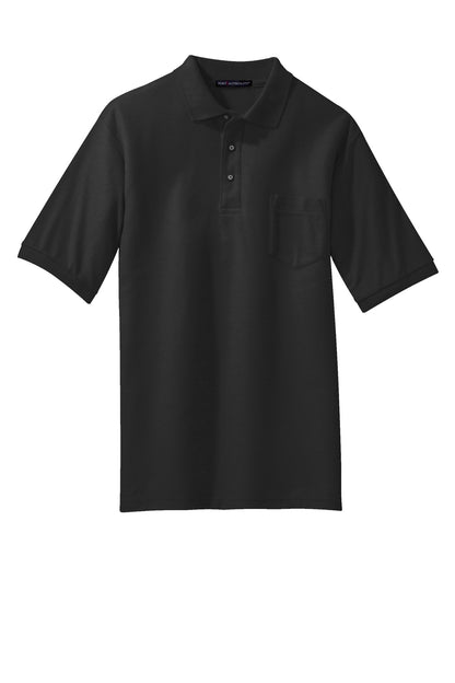 Port Authority Tall Silk Touch Polo with Pocket. TLK500P