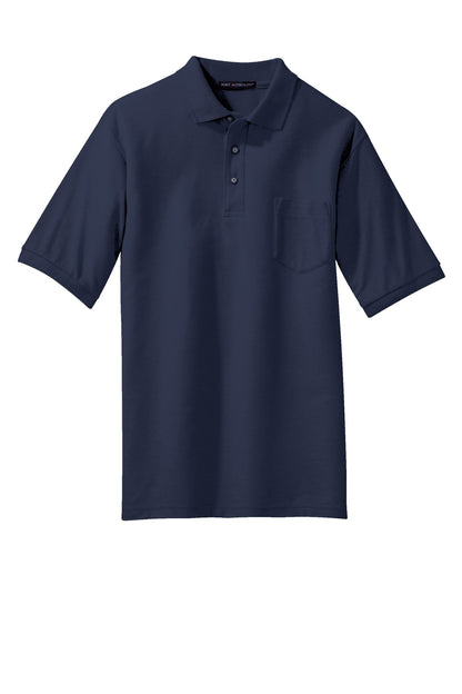 Port Authority Tall Silk Touch Polo with Pocket. TLK500P
