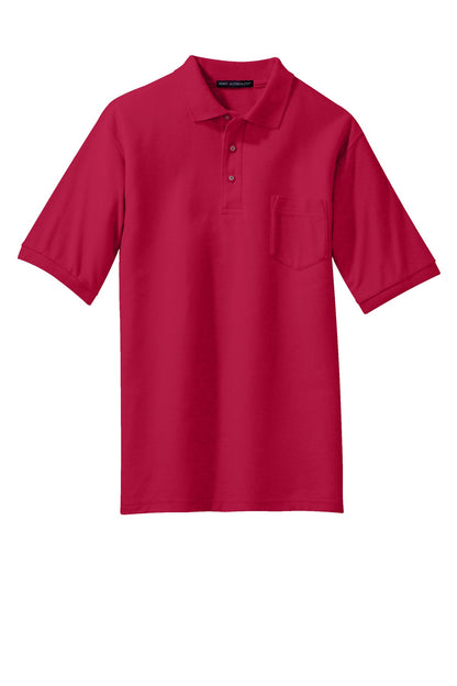 Port Authority Tall Silk Touch Polo with Pocket. TLK500P