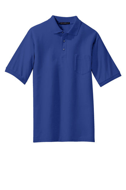 Port Authority Tall Silk Touch Polo with Pocket. TLK500P