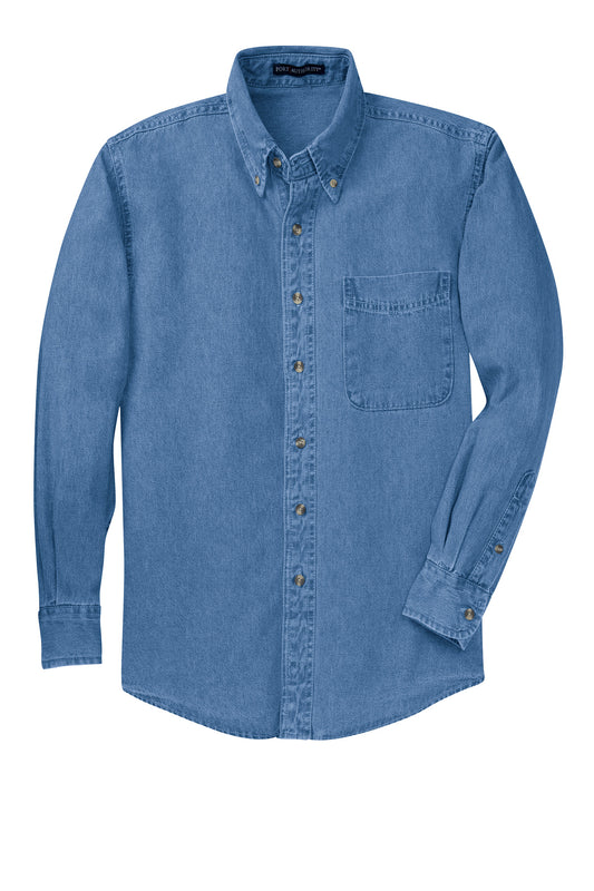 Port Authority Tall Long Sleeve Denim Shirt. TLS600