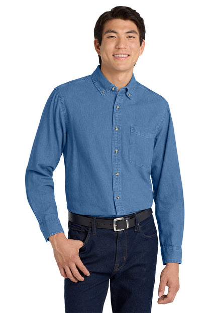 SanMar TLS600_fadeddenim_model_front.jpg