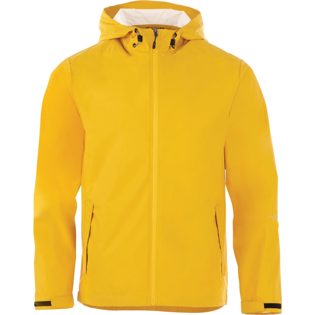 Front View of Yellow Men's CASCADE Jacket  - S