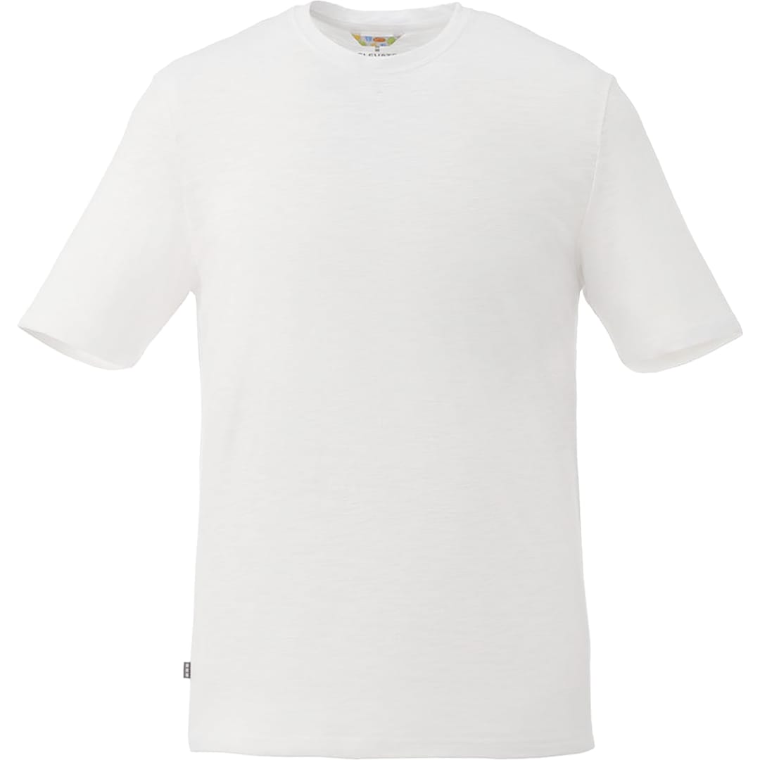 Front View of White Men's Sarek Short Sleeve Tee  - S