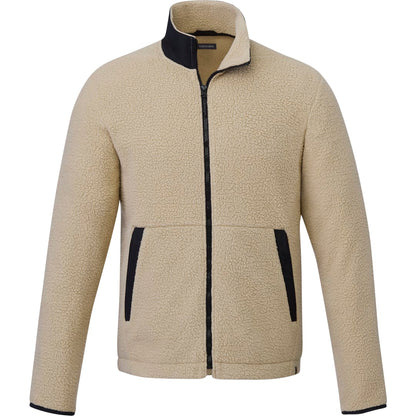 Black Men's KAHUZI Eco Full Zip Sherpa  - S