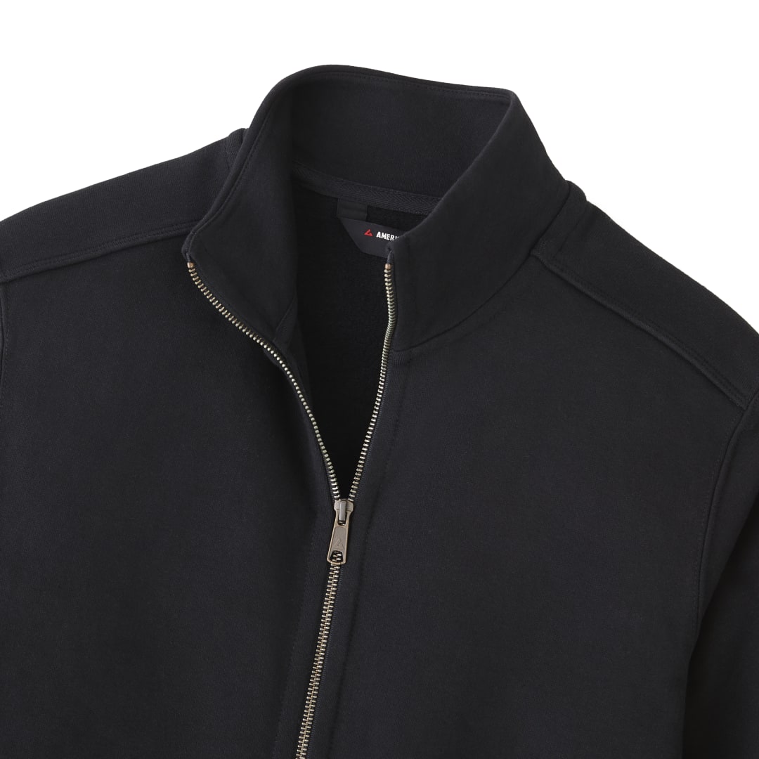 Black American Giant  Moto Full Zip - Men's  - S