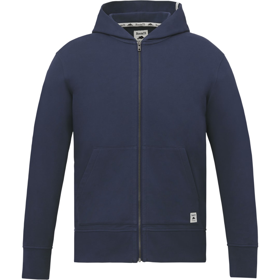 Front View of Blue Roots73 CANMORE Eco Full Zip Hoody - Men's  - S