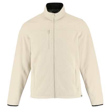 Front View of Brown Roots73 WESTVILLE Eco Microfleece Full Zip - Men's  - S