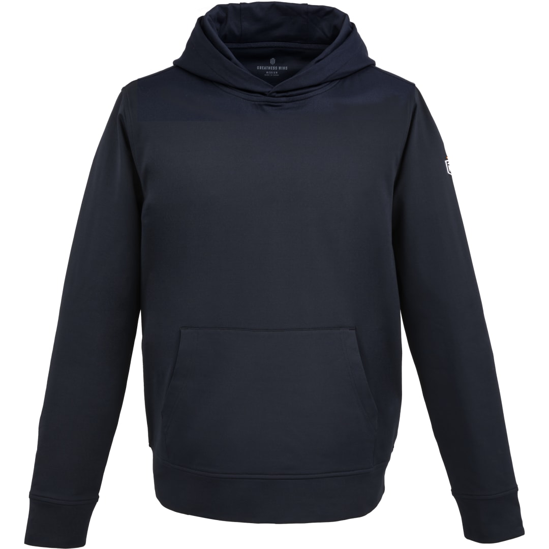 Front View of Blue Greatness Wins Core Tech Hoodie - Men's  - S