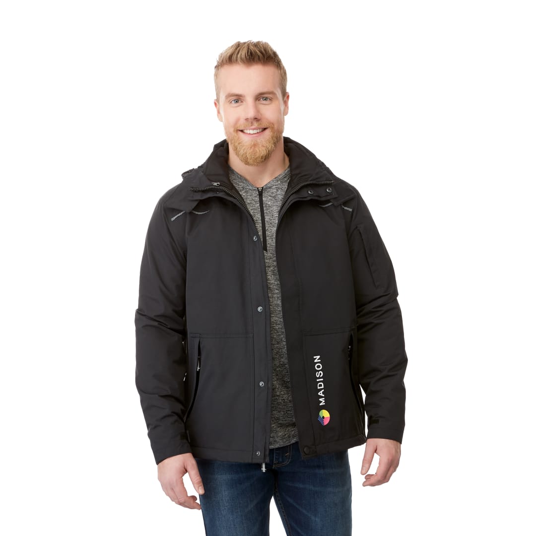 Black Mens DUTRA 3-in-1 Jacket  - S