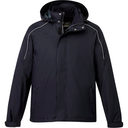 Front View of Blue Men's  VALENCIA 3-IN-1 JACKET  - S