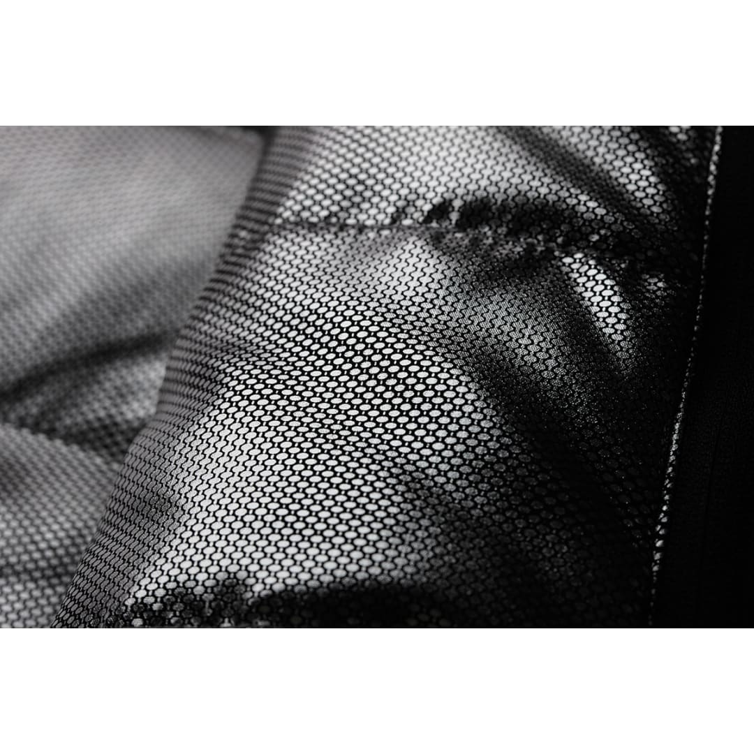 Front View of Black Men's Mantis Insulated Softshell  - M